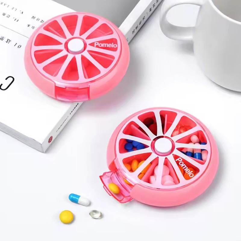 جا قرصی مسافرتی 7 خانه طرح میوه