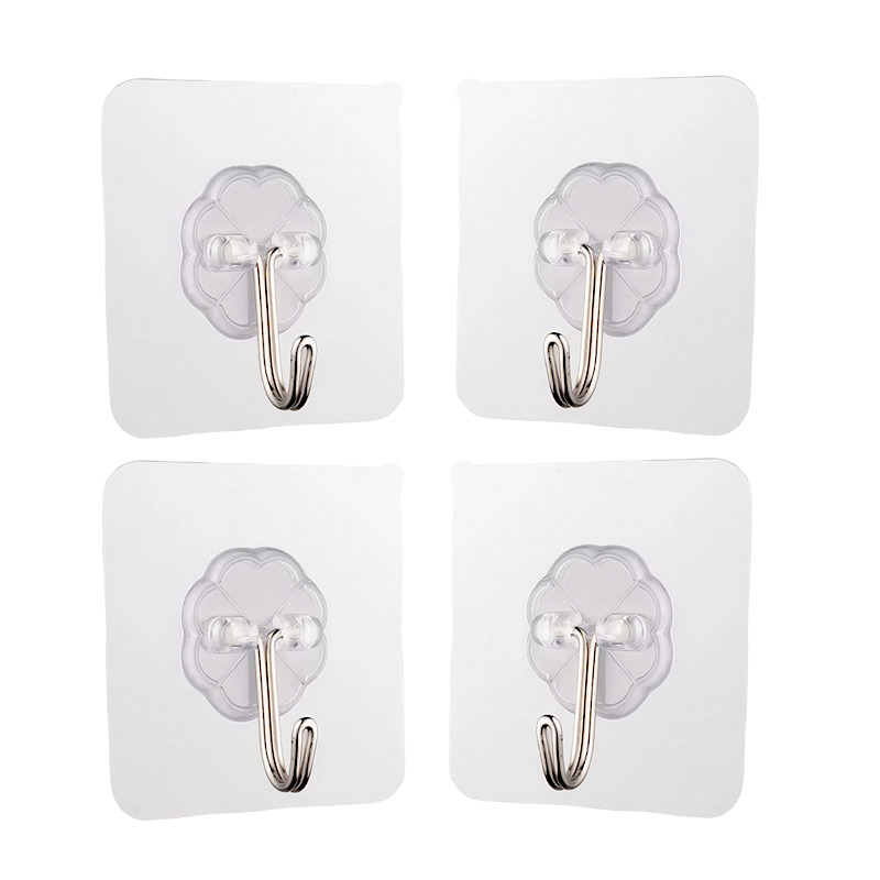 آویز چسبی قلاب دار وارداتی بسته 4 عددی