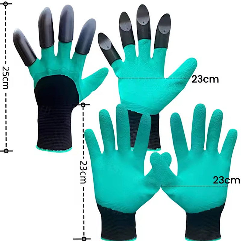 دستکش باغبانی با پنجه سرانگشتی بسته دو عددی