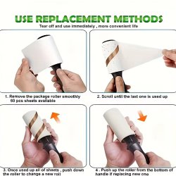 پرزگیر برچسبی رولی 60 عددی