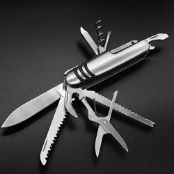 ابزار 11 کاره اضطراری سفر و کمپینگ مدل جیبی
