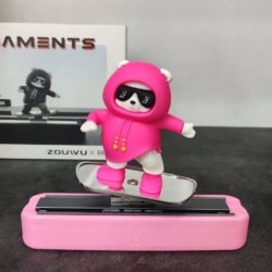 گجت پارک فون خودرو مدل خرس اسکیت سوار متحرک