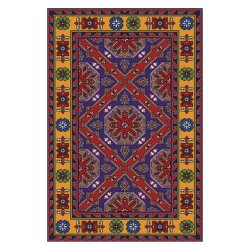 فرش مخمل نادی طرح سنتی کد o142